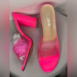 Hot pink heels